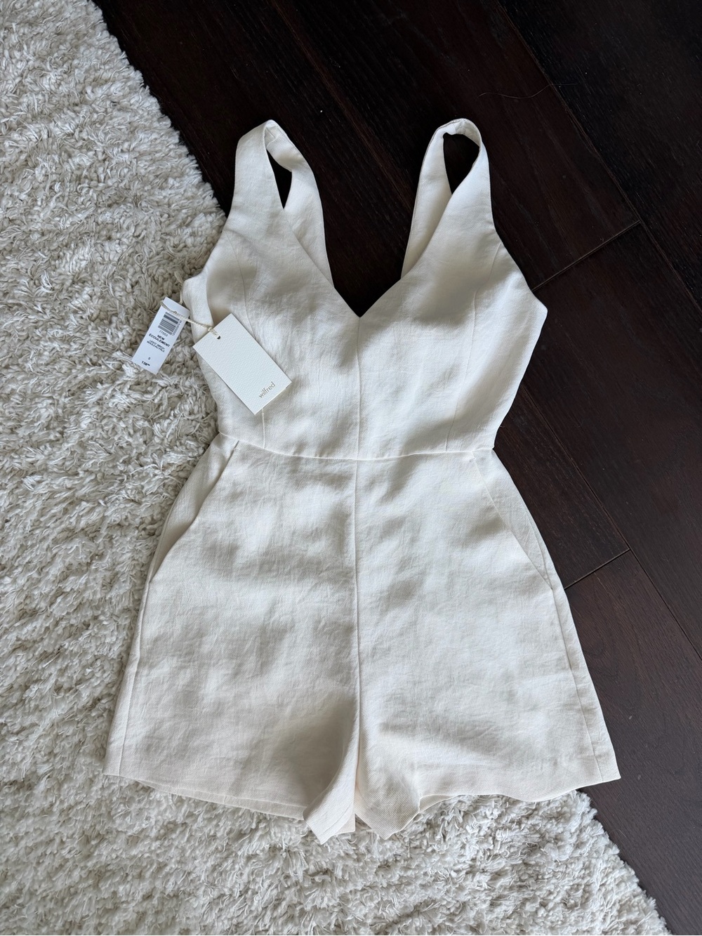 Wilfred Tie Back Romper Light Birch — New Ecoulement